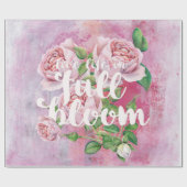 夏の花のフローラことわざ美 ラッピングペーパー (フラット)