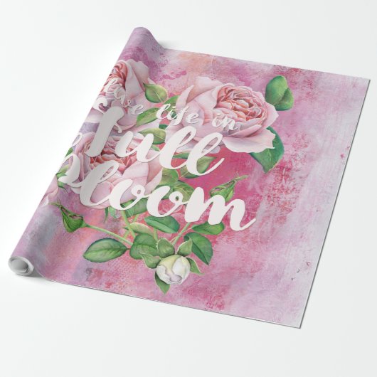 夏の花のフローラことわざ美 ラッピングペーパー (アンロールド)