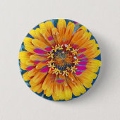 夏の花の破裂音 缶バッジ (正面)