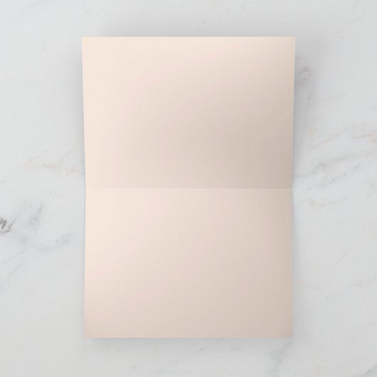 夏の花の花束の木製フェンス – パーソナライズ カード (内部)