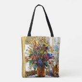 夏の花の花束by Konstantin Gorbatov トートバッグ (裏面)
