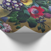 夏の花の静物画 ラッピングペーパー (角)