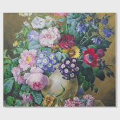 夏の花の静物画 ラッピングペーパー (フラット)