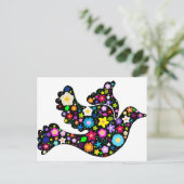 夏の花は鳩 ポストカード (スタンド正面)