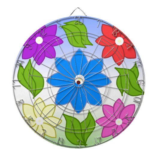 夏の花びら ダーツボード (正面)