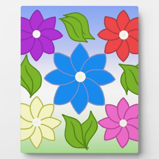 夏の花びら フォトプラーク (正面)