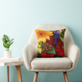 夏の花アメリカのMoJo枕 クッション (椅子)