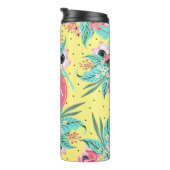 夏の花イエローサーマルパーソナライズされたタンブラー タンブラー (回転右)