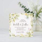 夏の花クリスチャン結婚ズ 招待状 (スタンド正面)