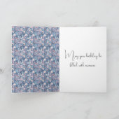 夏の花コレクション誕生日 カード (内部)