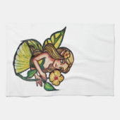 夏の花フェアリー キッチンタオル (横)