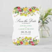 夏の花園 |結婚式の日付の保存 セーブザデート (スタンド正面)
