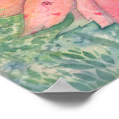 夏の花妖精の国アートポスター ポスター (角)