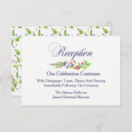 夏の花婚披露宴 招待状