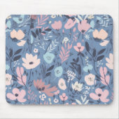 夏の花抽象芸術 マウスパッド (正面)