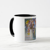 夏の花束のコーヒー・マグ マグカップ (正面左)