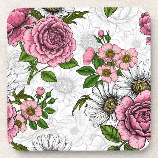 夏の花束 コースター (正面)