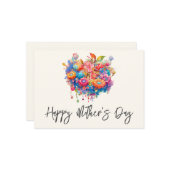 夏の花束　ボヘミアンチック ワイルド カード (正面/裏面インサイチュ)