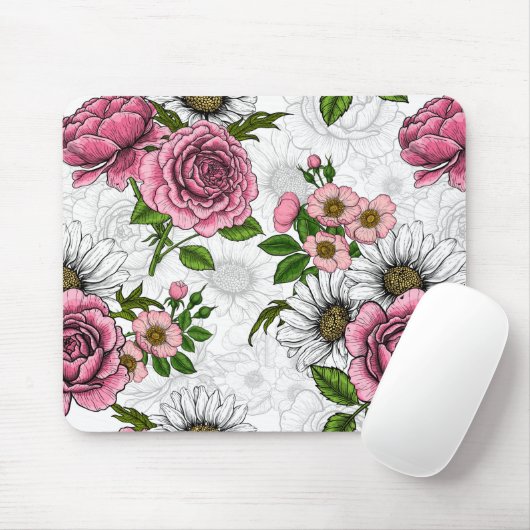 夏の花束 マウスパッド (マウス)