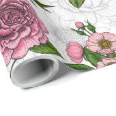 夏の花束 ラッピングペーパー (ロールコーナー)