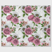 夏の花束 ラッピングペーパー (フラット)