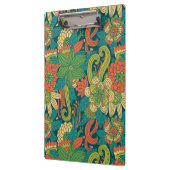 夏の花柄パターン クリップボード (左)