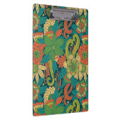 夏の花柄パターン クリップボード (右)