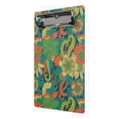 夏の花柄パターン ミニクリップボード (アングル2)