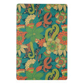 夏の花柄パターン ミニクリップボード (裏面)