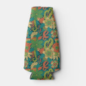 夏の花柄 ボトルクーラー (正面)