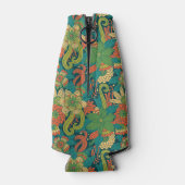 夏の花柄 ボトルクーラー (裏面)