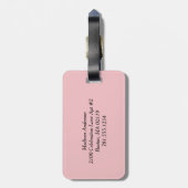 夏の花模様 ラゲッジタグ (裏面縦)