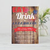 夏の花火BBQ 招待状 (スタンド正面)