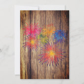 夏の花火BBQ 招待状 (裏面)