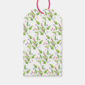 夏の花結婚式の引き出物「ありがとう」ギフトラベル ギフトタグ (裏面)