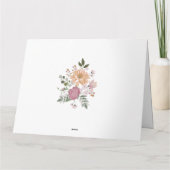 夏の花結婚様 カード (裏面)