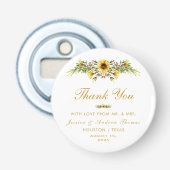 夏の花結婚飾り 栓抜き (正面)