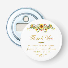 夏の花結婚飾り 栓抜き