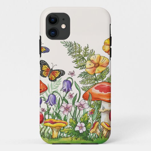 夏の花電話ケース Case-Mate iPhoneケース (裏面)