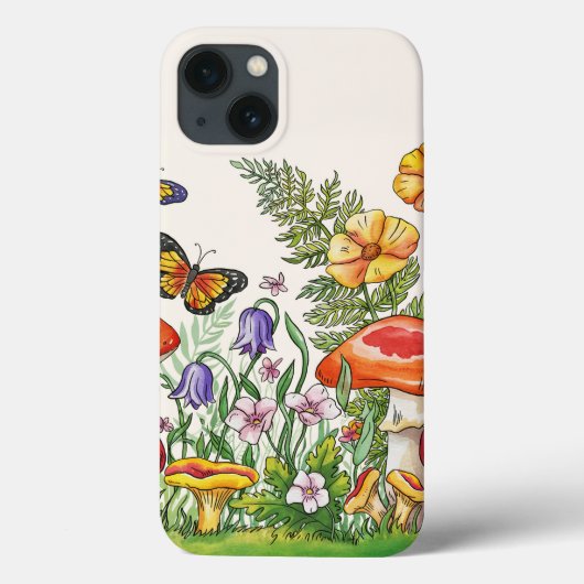 夏の花電話ケース Case-Mate iPhoneケース (裏面)