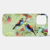 夏の花鳥:熱帯パターン Case-Mate iPhoneケース (裏面 (横))