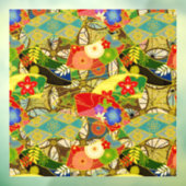 夏の花 ウィンドウサイン (シート3)