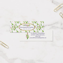 夏の花 ウェディングインフォメーションカード