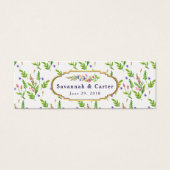 夏の花 ウェディングインフォメーションカード (正面)