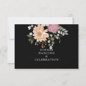 夏の花 |ウェディングレセプションカード (裏面)