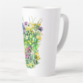 夏の花 カフェラテマグ (右アングル)