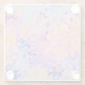 夏の花 ガラスコースター (裏面)