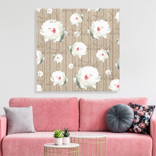 夏の花 キャンバスプリント (インサイチュ (リビング))