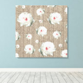 夏の花 キャンバスプリント (インサイチュ (ウッドフロア))