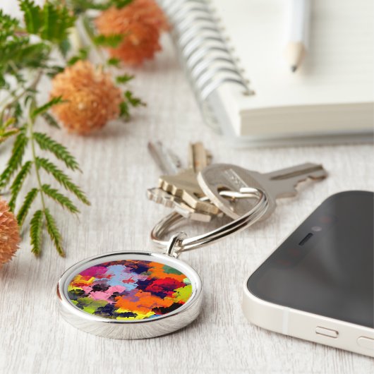 夏の花 キーホルダー (側面)